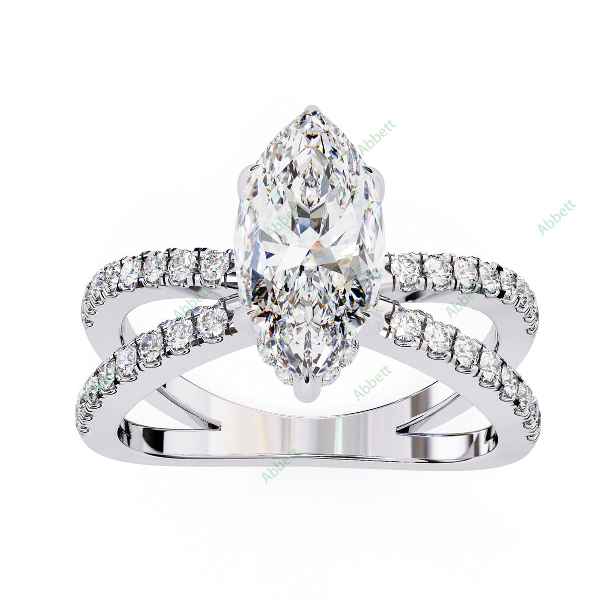 Hidden Halo Engagement Ring ENHI1533