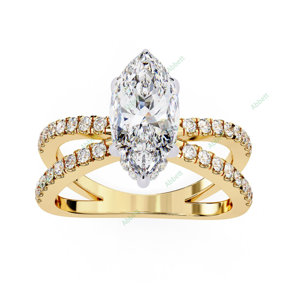 Hidden Halo Engagement Ring ENHI1533