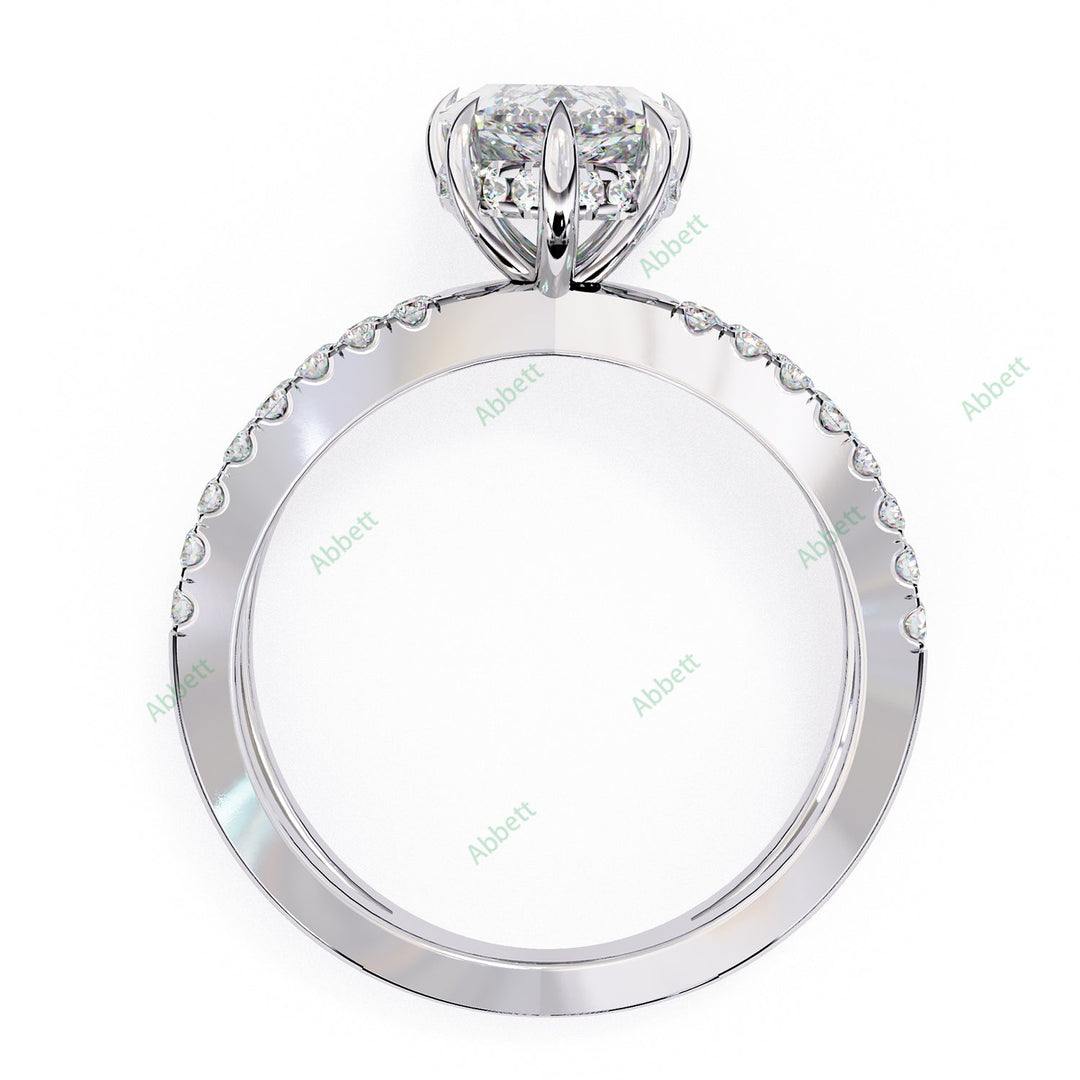 Hidden Halo Engagement Ring ENHI1533