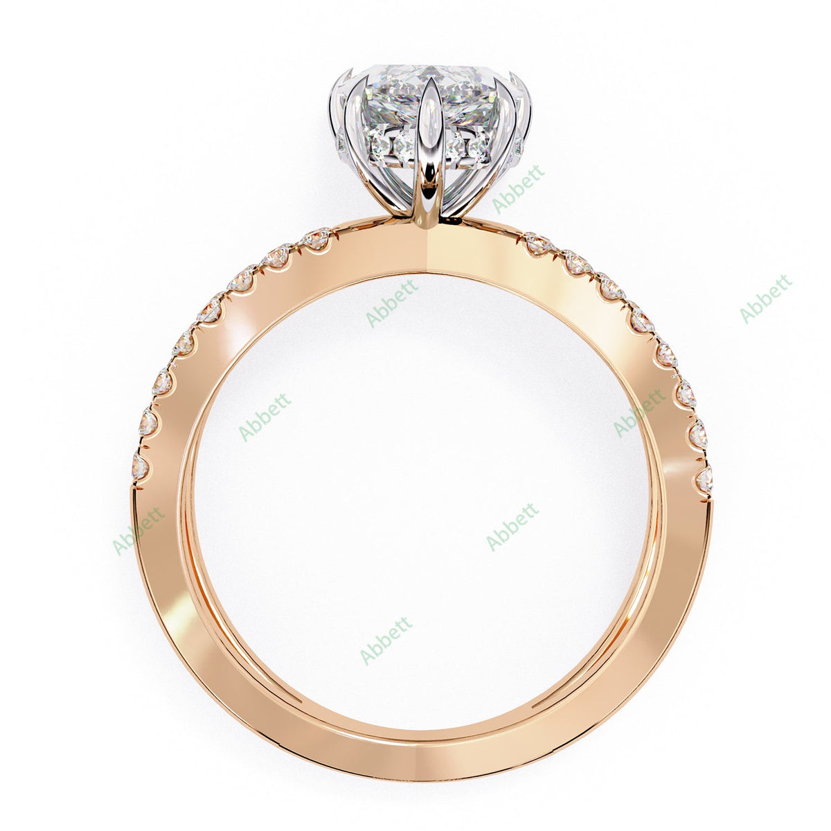 Hidden Halo Engagement Ring ENHI1533