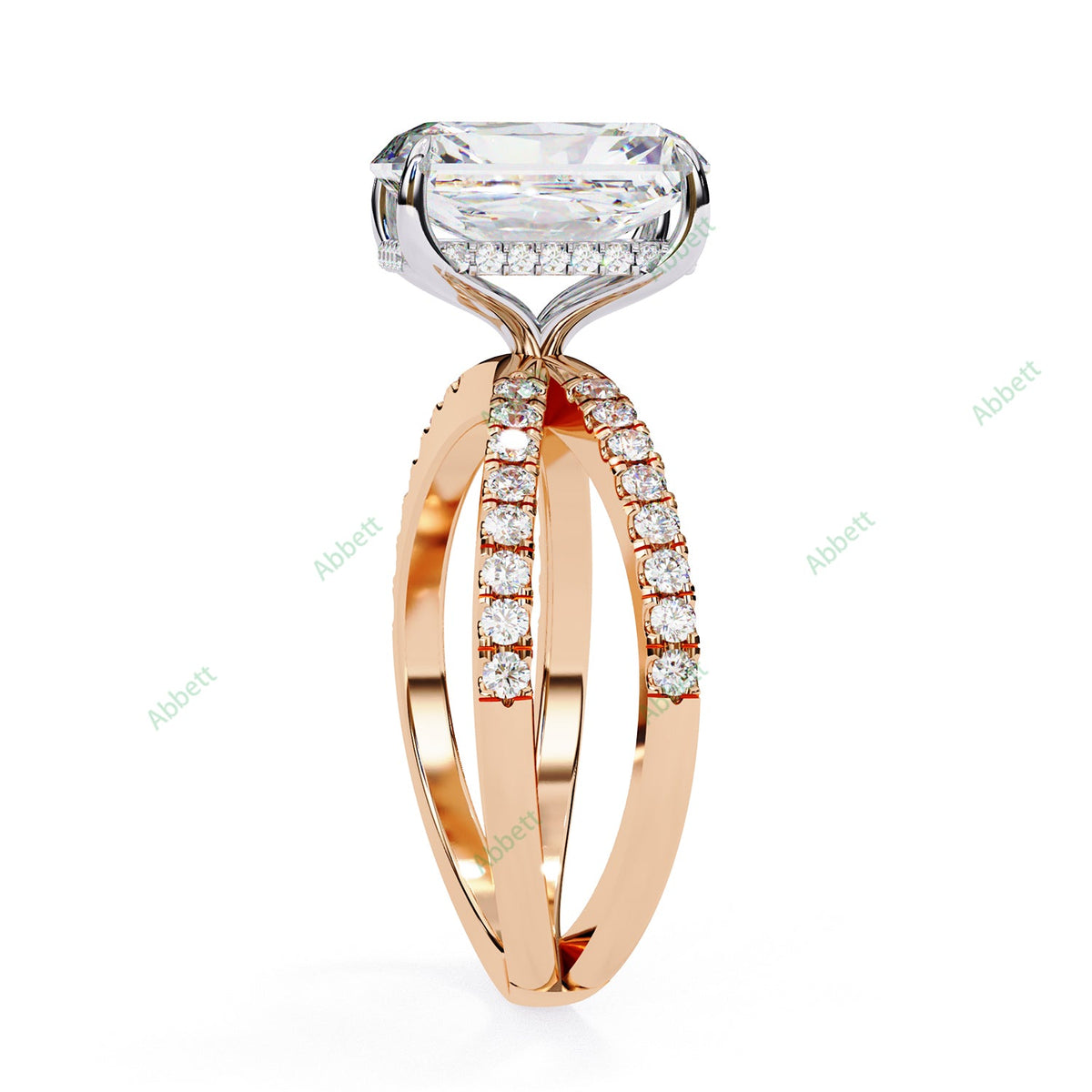 Hidden Halo Engagement Ring ENHI1534