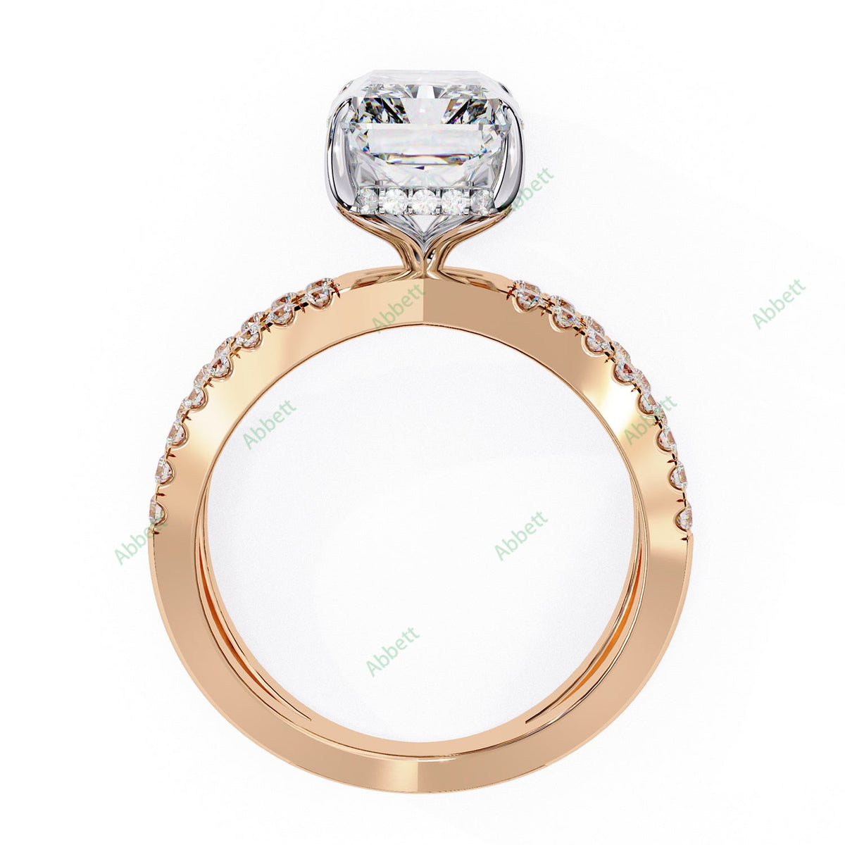 Hidden Halo Engagement Ring ENHI1535