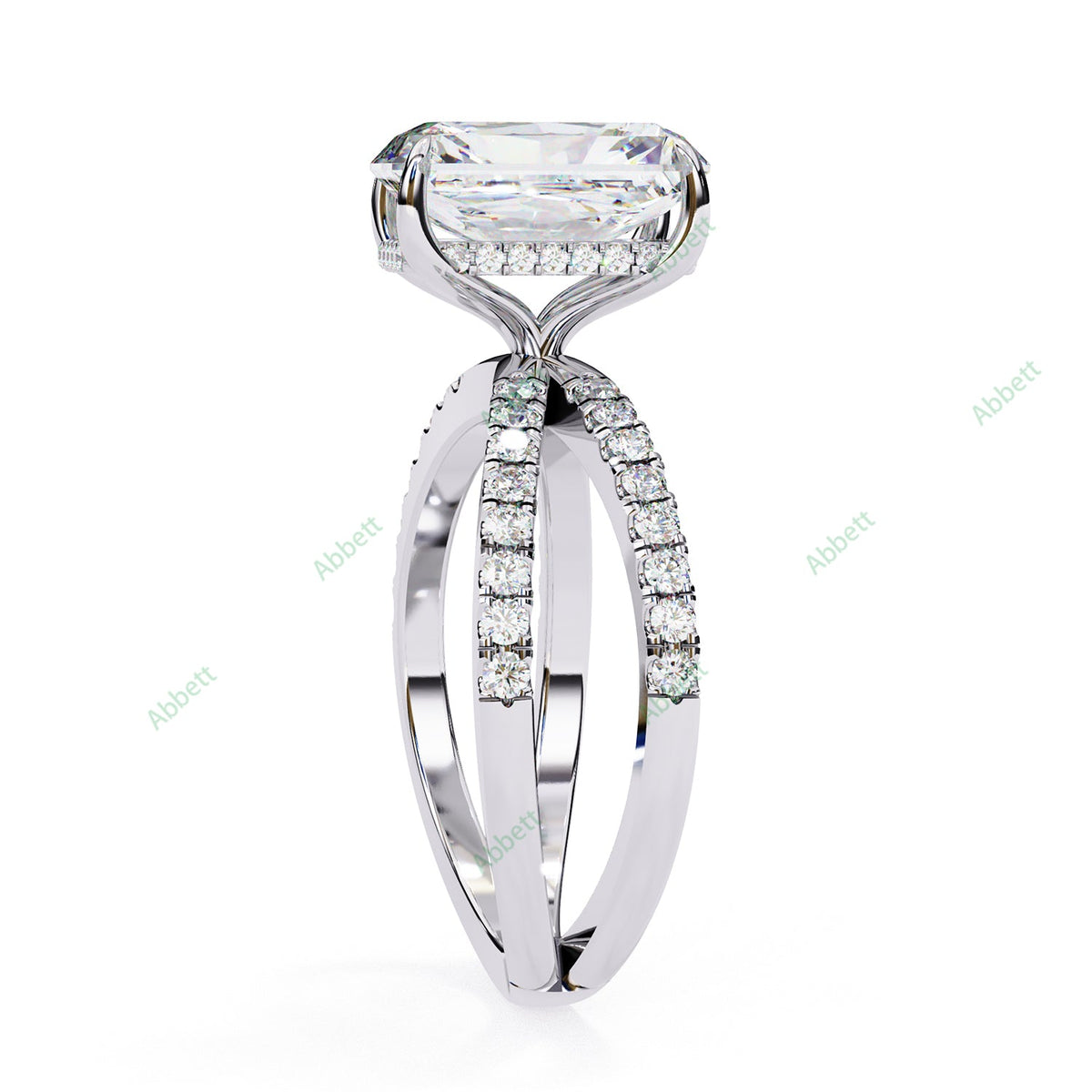 Hidden Halo Engagement Ring ENHI1535
