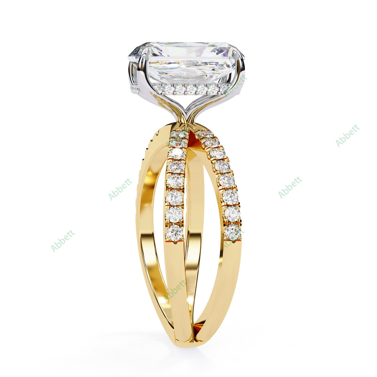 Hidden Halo Engagement Ring ENHI1535