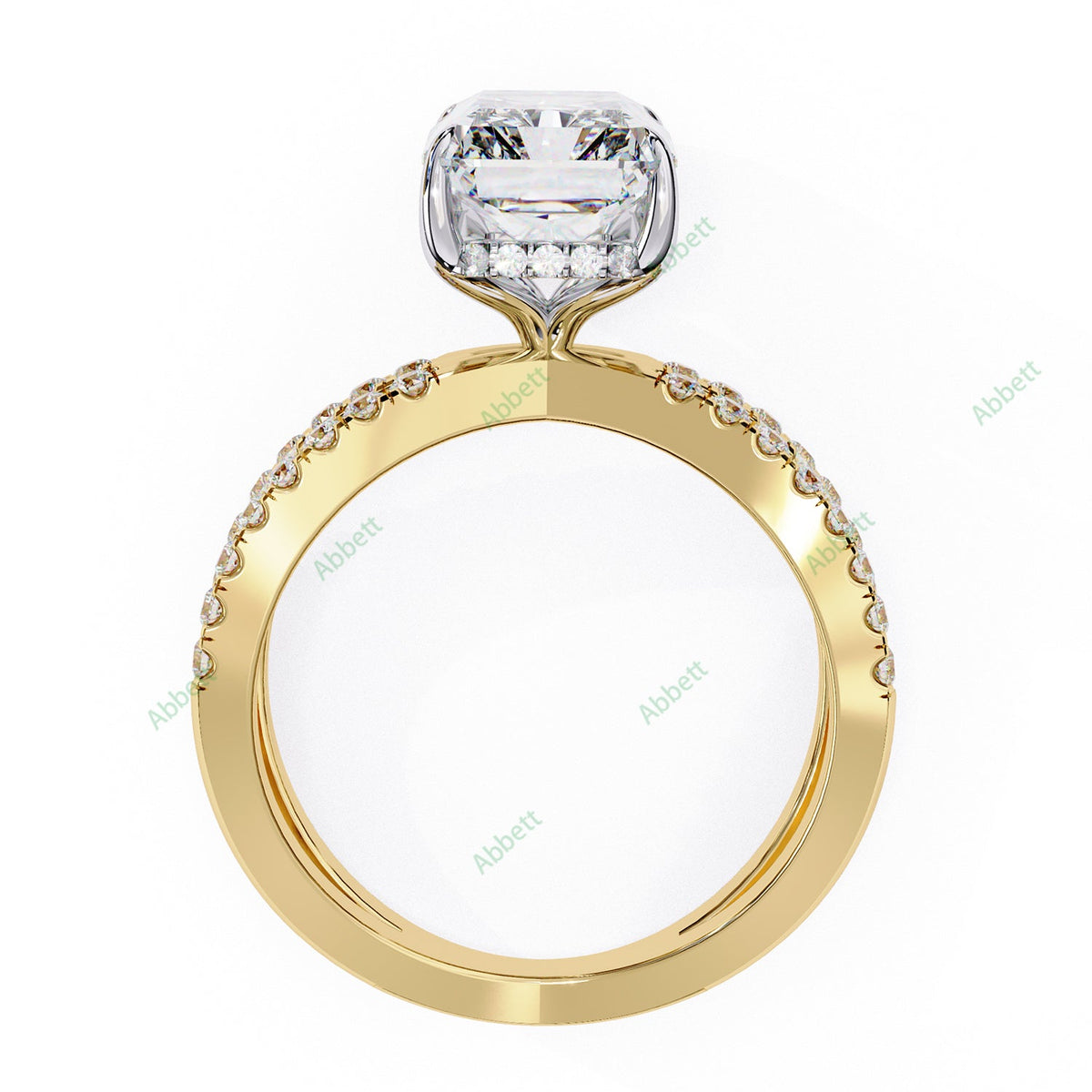 Hidden Halo Engagement Ring ENHI1535