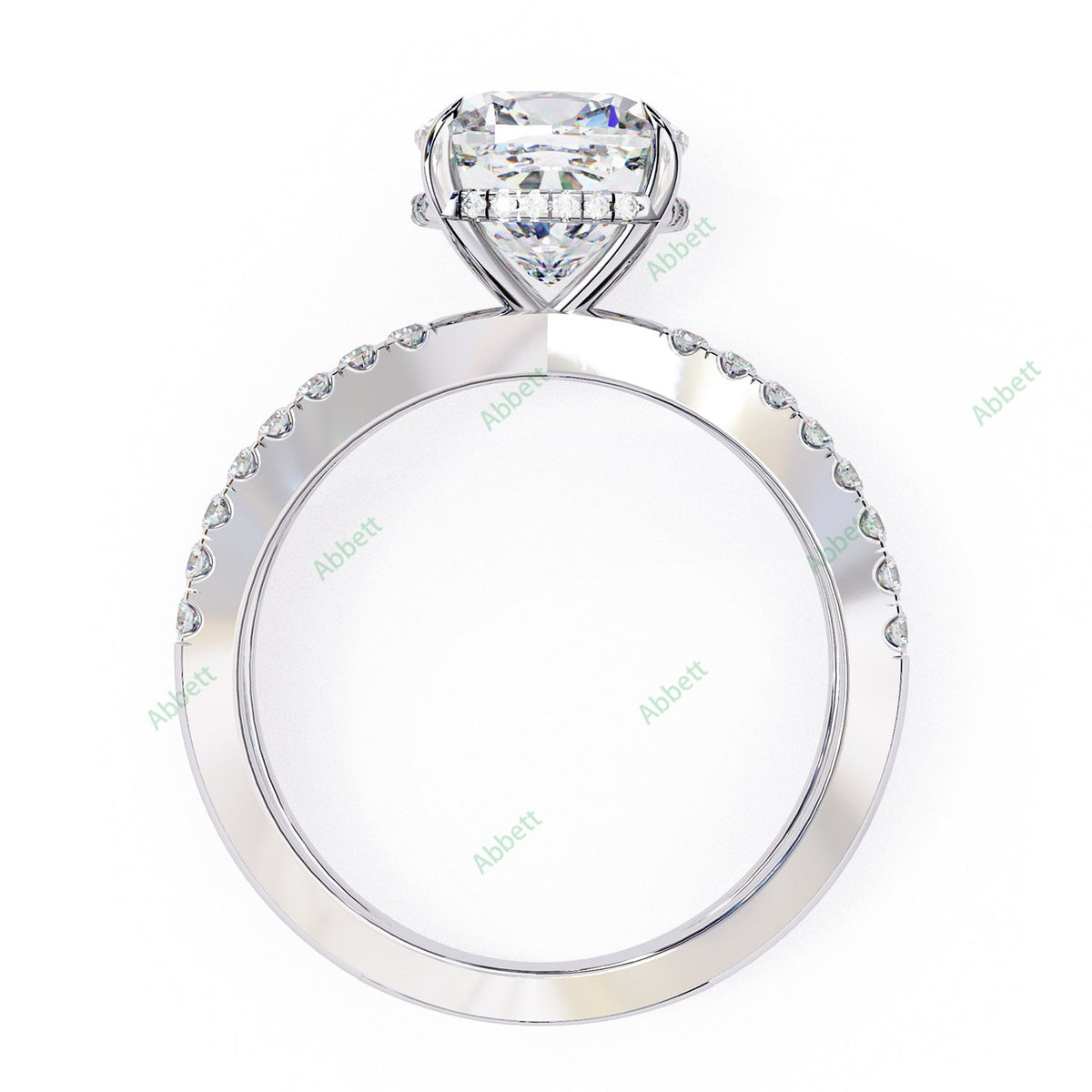 Hidden Halo Engagement Ring ENHI1536