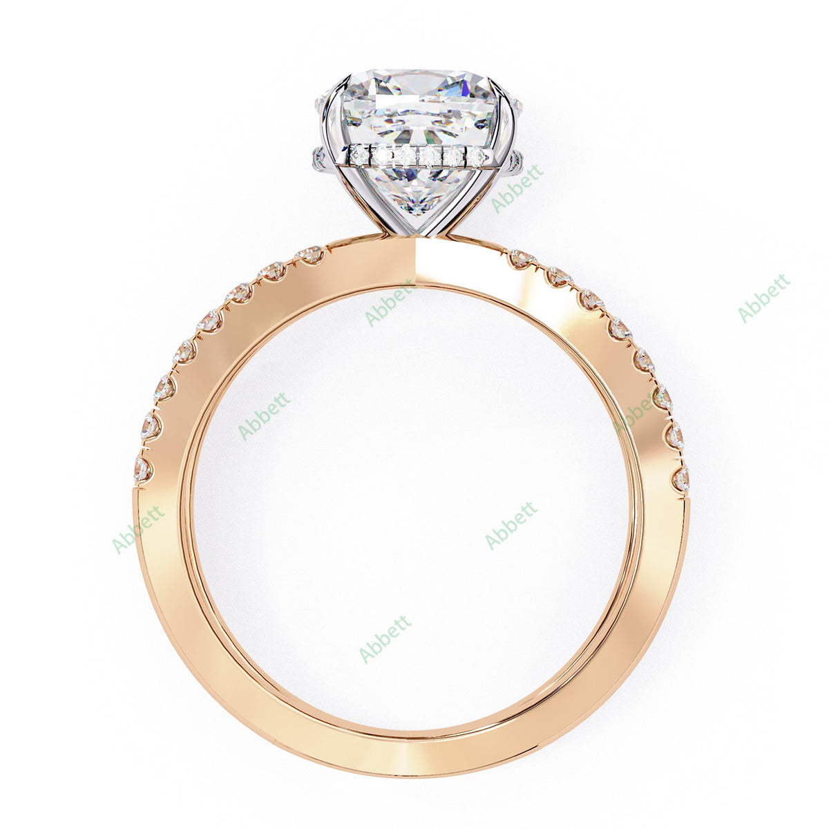 Hidden Halo Engagement Ring ENHI1536