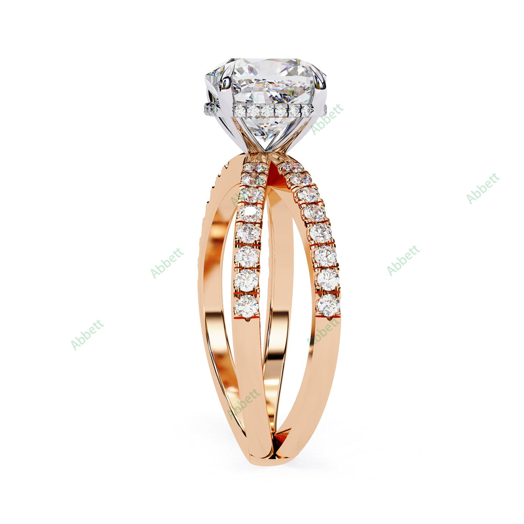 Hidden Halo Engagement Ring ENHI1536