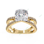 Load image into Gallery viewer, Hidden Halo Engagement Ring ENHI1536