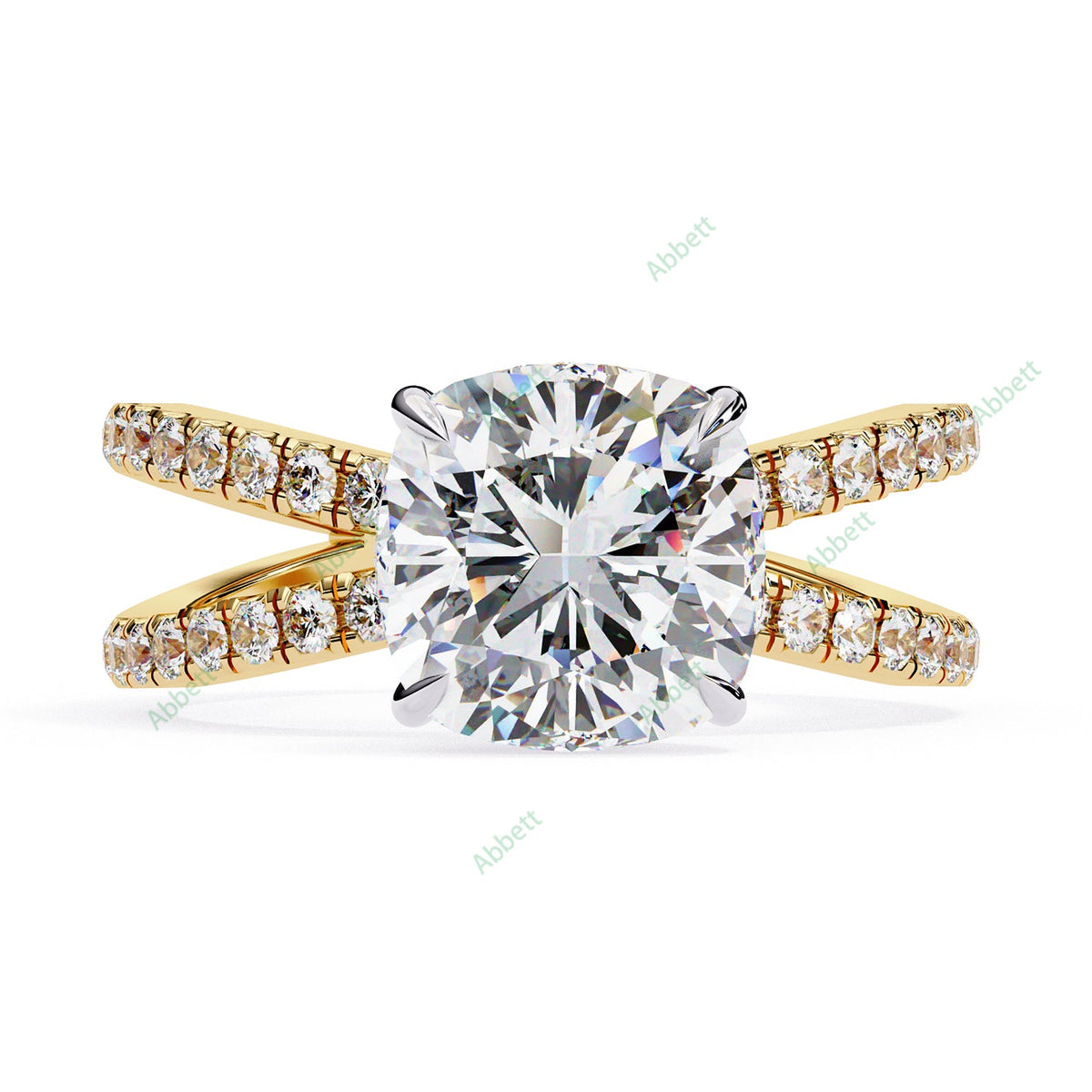 Hidden Halo Engagement Ring ENHI1536