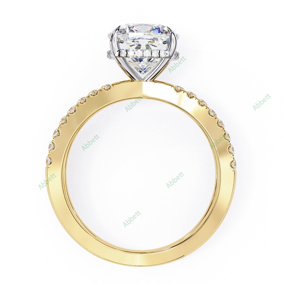 Hidden Halo Engagement Ring ENHI1536