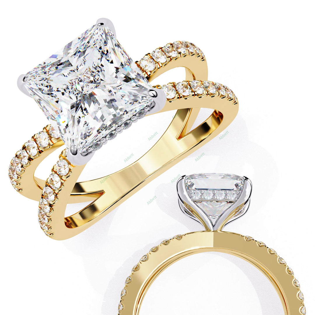 Hidden Halo Engagement Ring ENHI1537