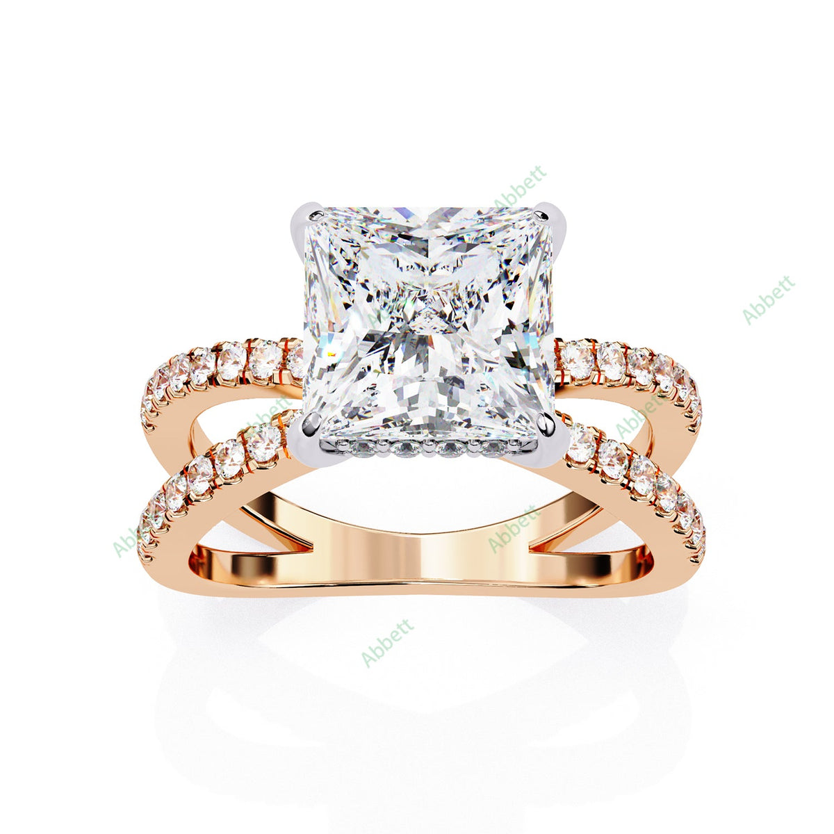 Hidden Halo Engagement Ring ENHI1537