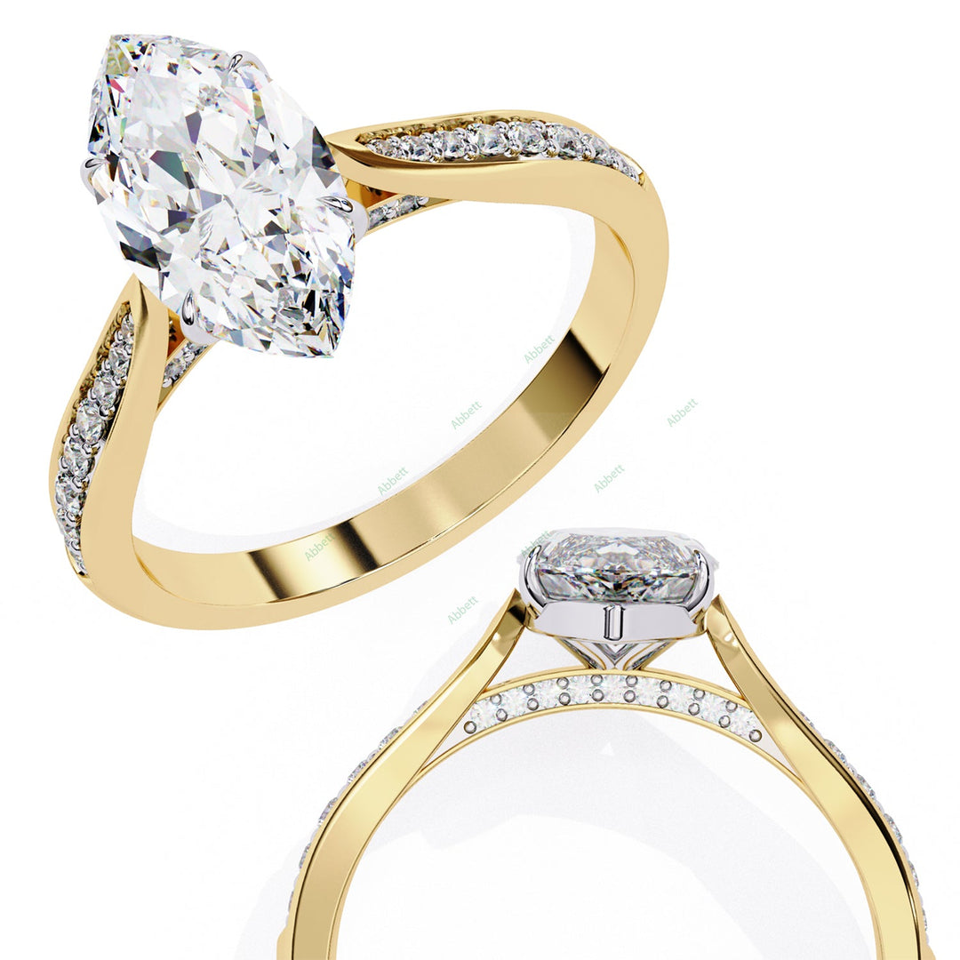 Hidden Halo Engagement Ring ENHI1555