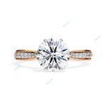 Load image into Gallery viewer, Hidden Halo Engagement Ring ENHI1558
