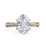 Load image into Gallery viewer, Hidden Halo Engagement Ring ENHI1559
