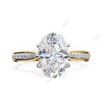 Load image into Gallery viewer, Hidden Halo Engagement Ring ENHI1559
