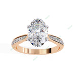 Load image into Gallery viewer, Hidden Halo Engagement Ring ENHI1559
