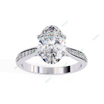 Load image into Gallery viewer, Hidden Halo Engagement Ring ENHI1559