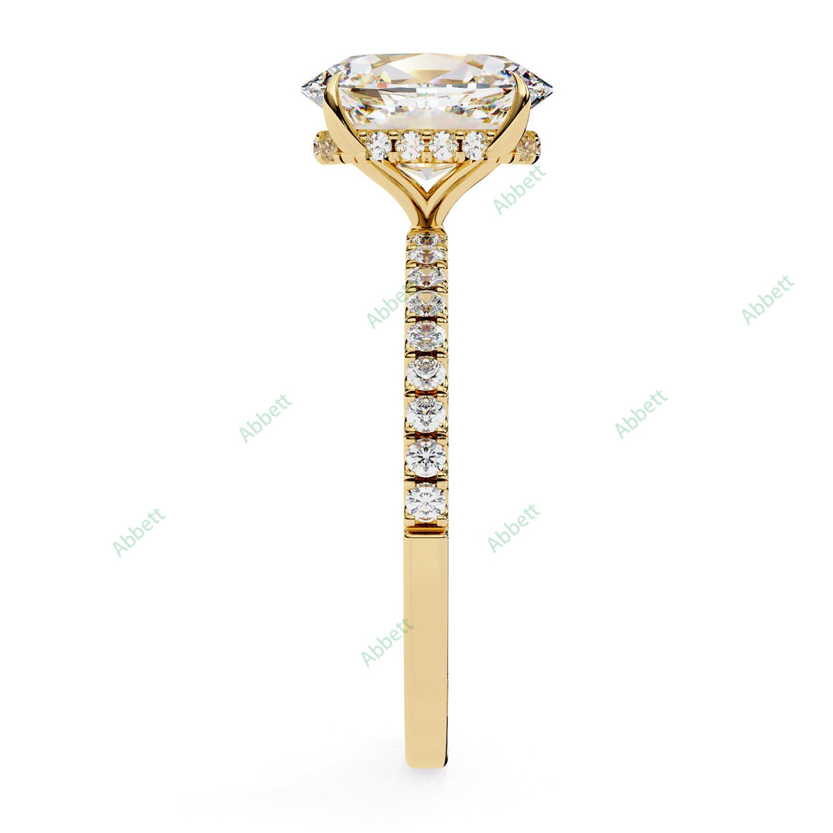 Hidden Halo Engagement Ring ENHI1564