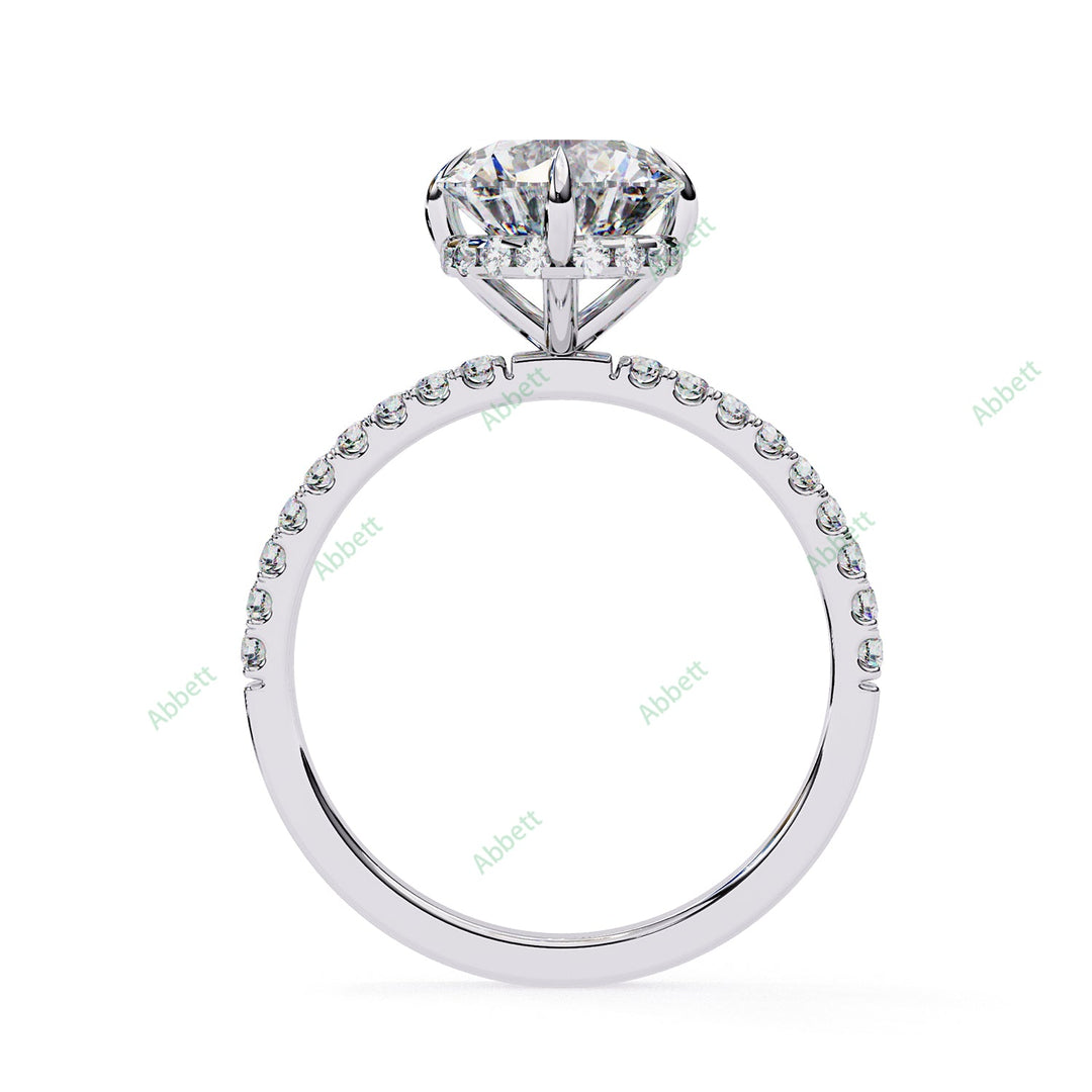 Hidden Halo Engagement Ring ENHI1565