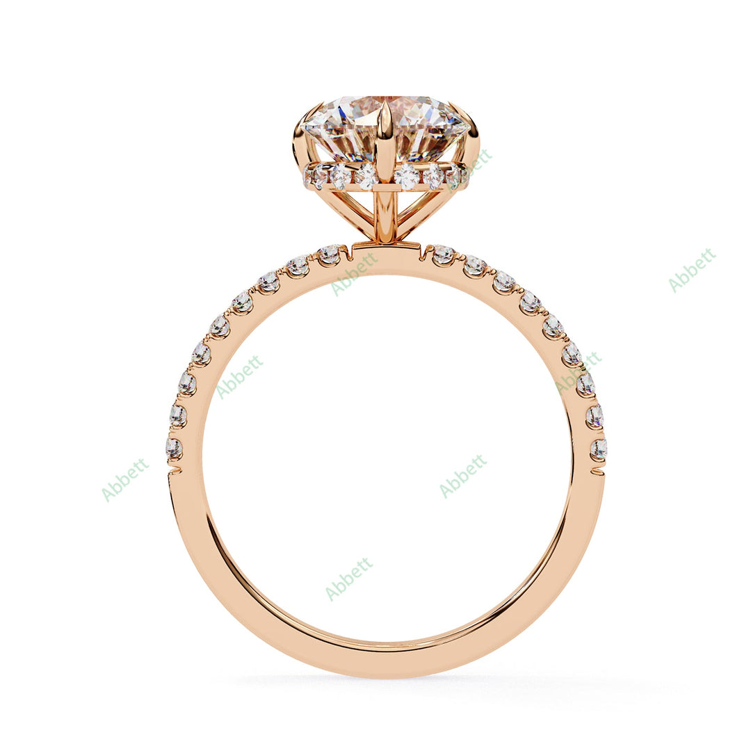 Hidden Halo Engagement Ring ENHI1565