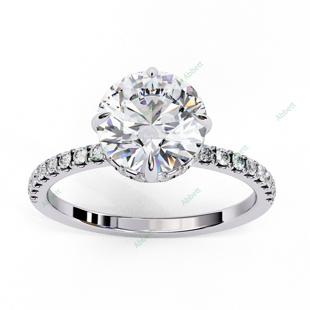 Hidden Halo Engagement Ring ENHI1565