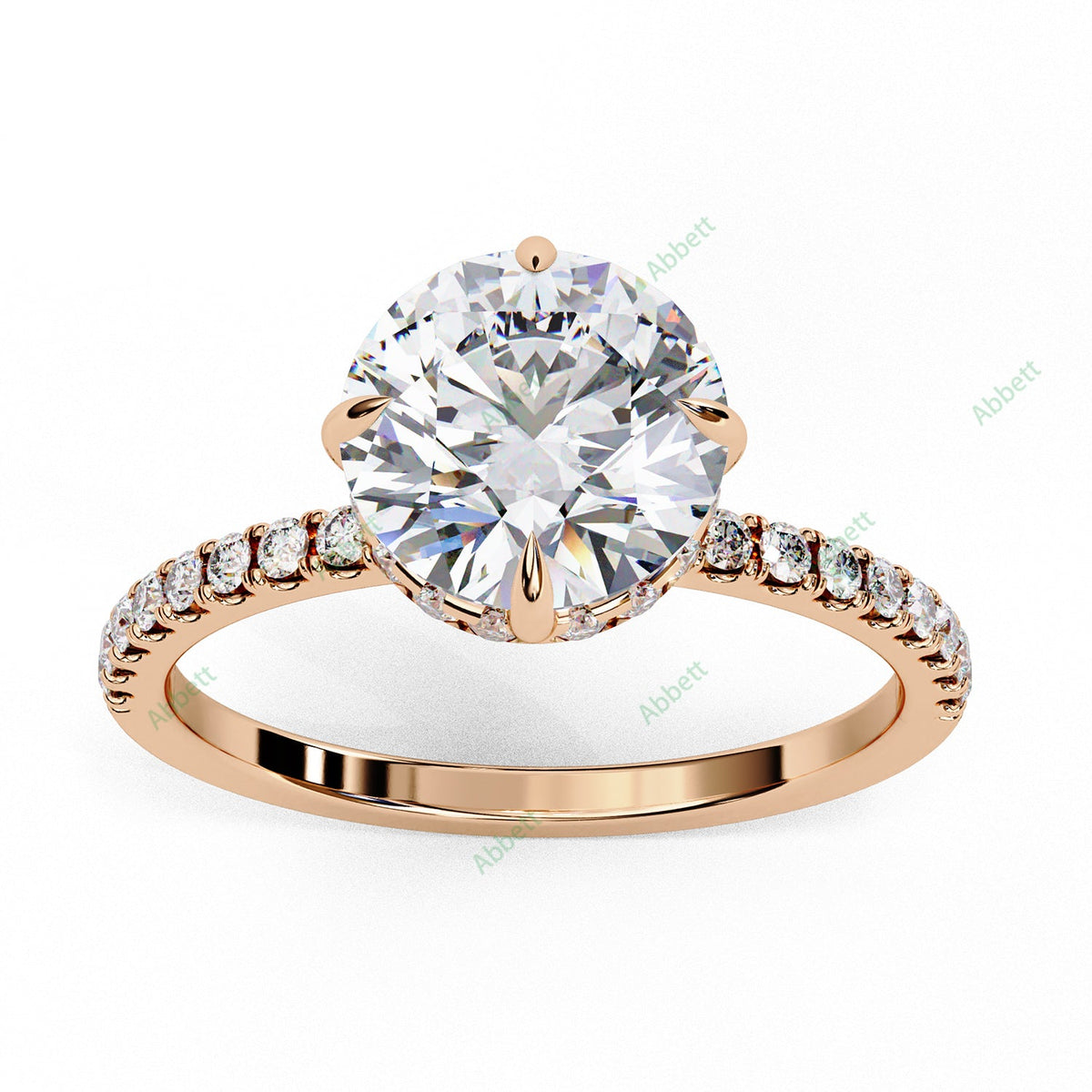 Hidden Halo Engagement Ring ENHI1565
