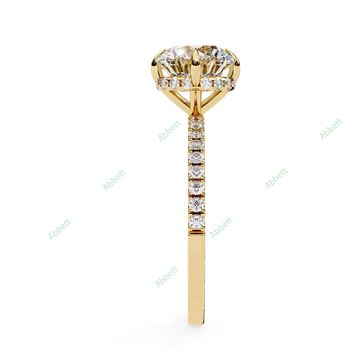Hidden Halo Engagement Ring ENHI1565
