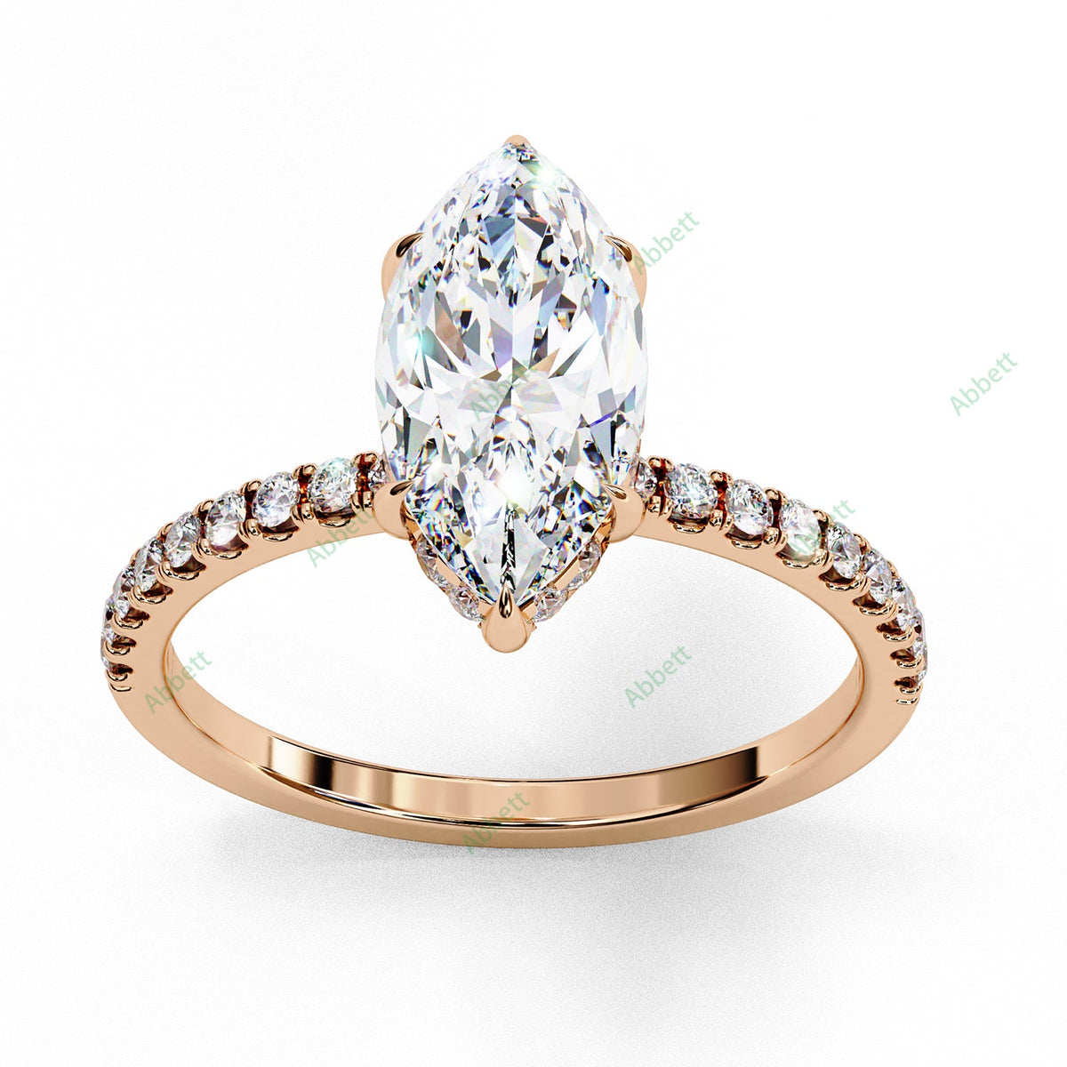 Hidden Halo Engagement Ring ENHI1566