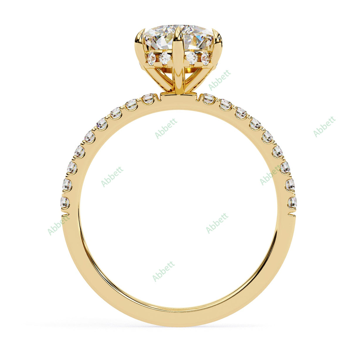 Hidden Halo Engagement Ring ENHI1567