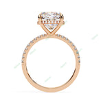 Load image into Gallery viewer, Hidden Halo Engagement Ring ENHI1568
