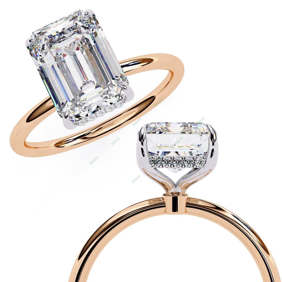 Hidden Halo Engagement Ring ENHI1576