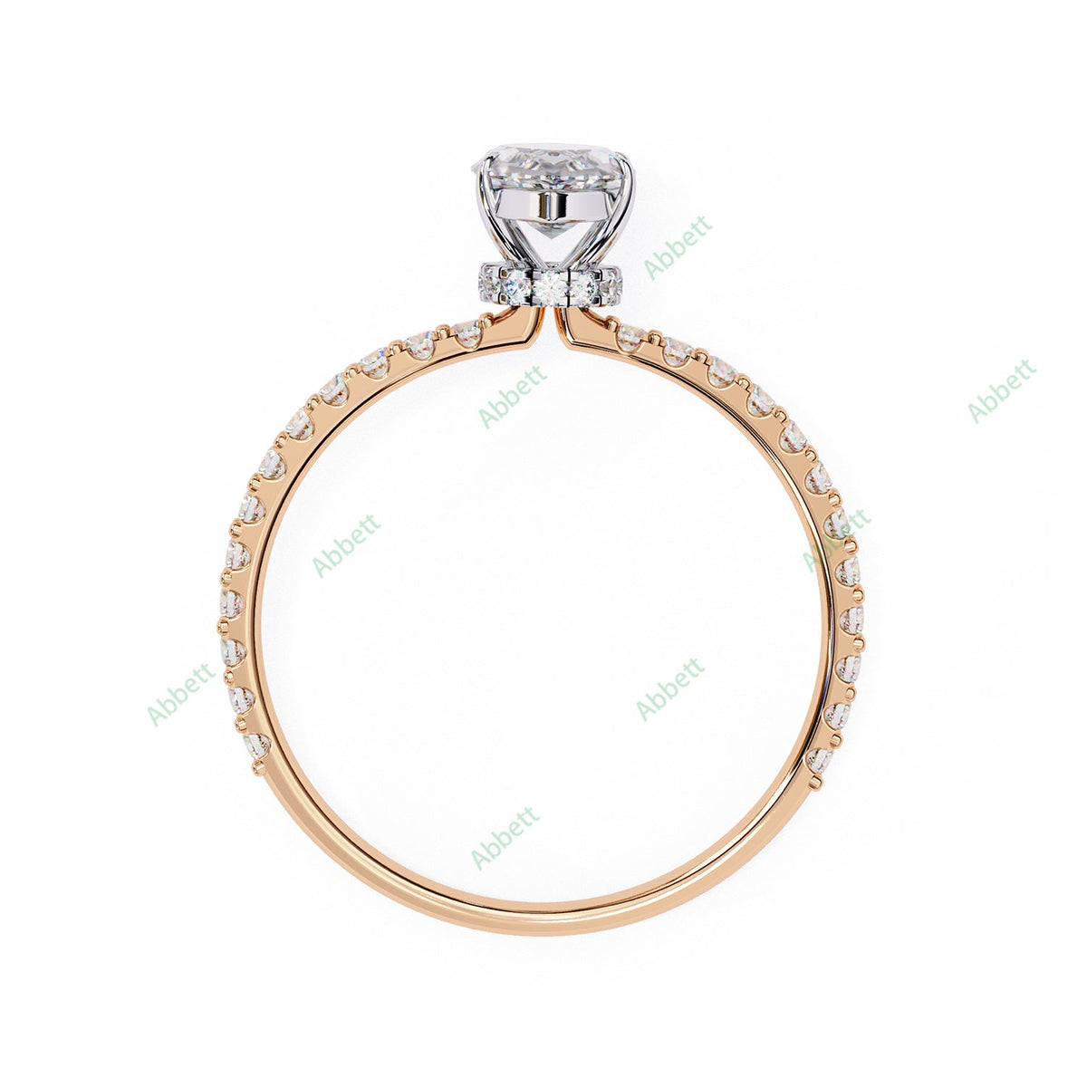 Hidden Halo Engagement Ring ENHI1583