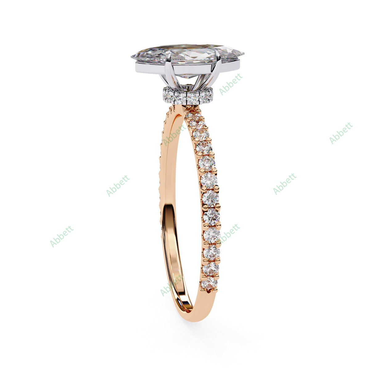 Hidden Halo Engagement Ring ENHI1583