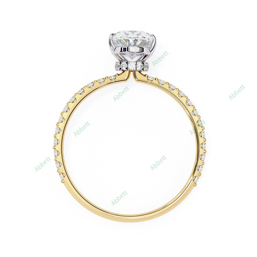 Hidden Halo Engagement Ring ENHI1584