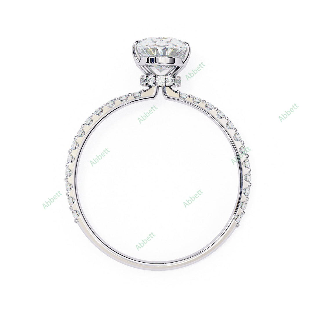 Hidden Halo Engagement Ring ENHI1584