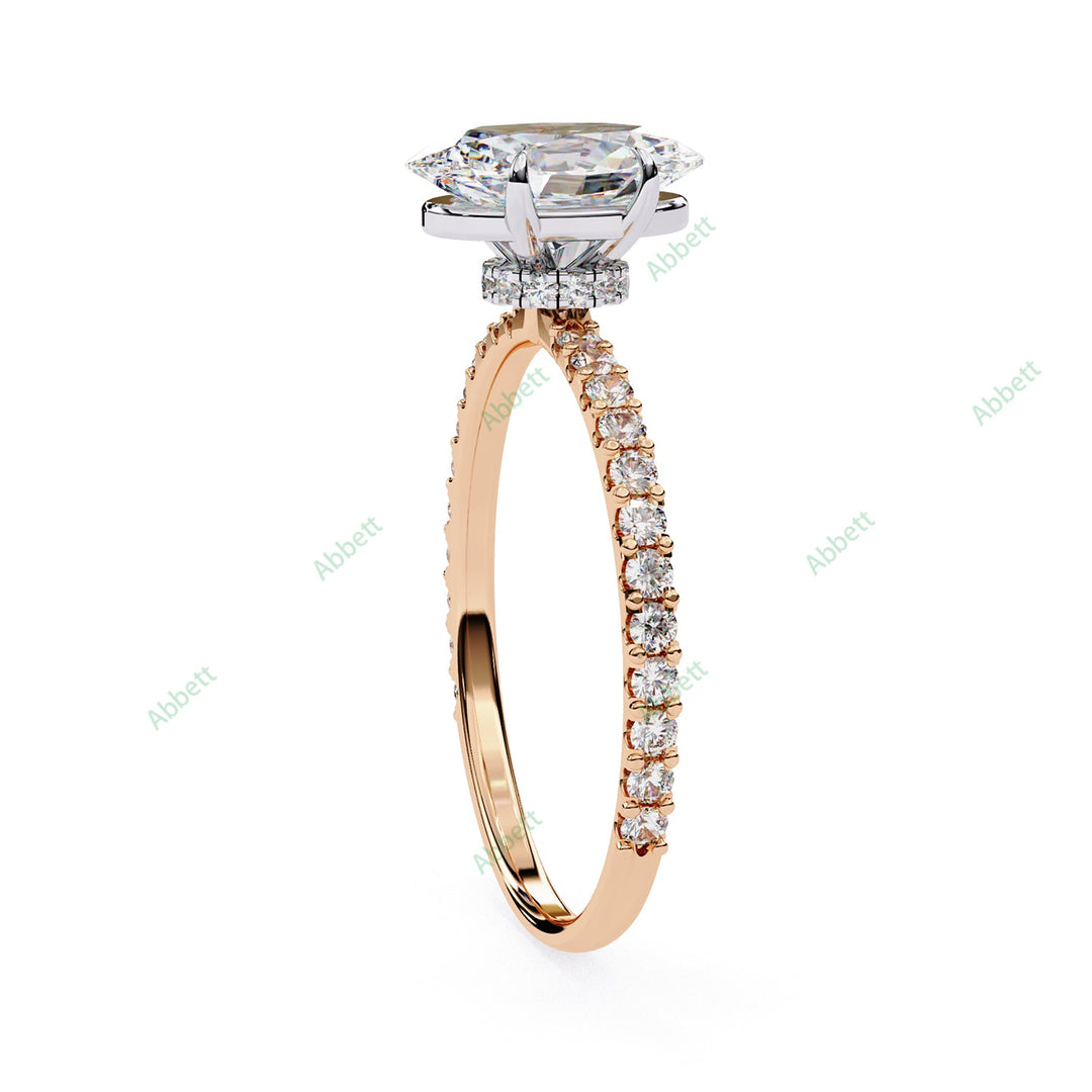 Hidden Halo Engagement Ring ENHI1584