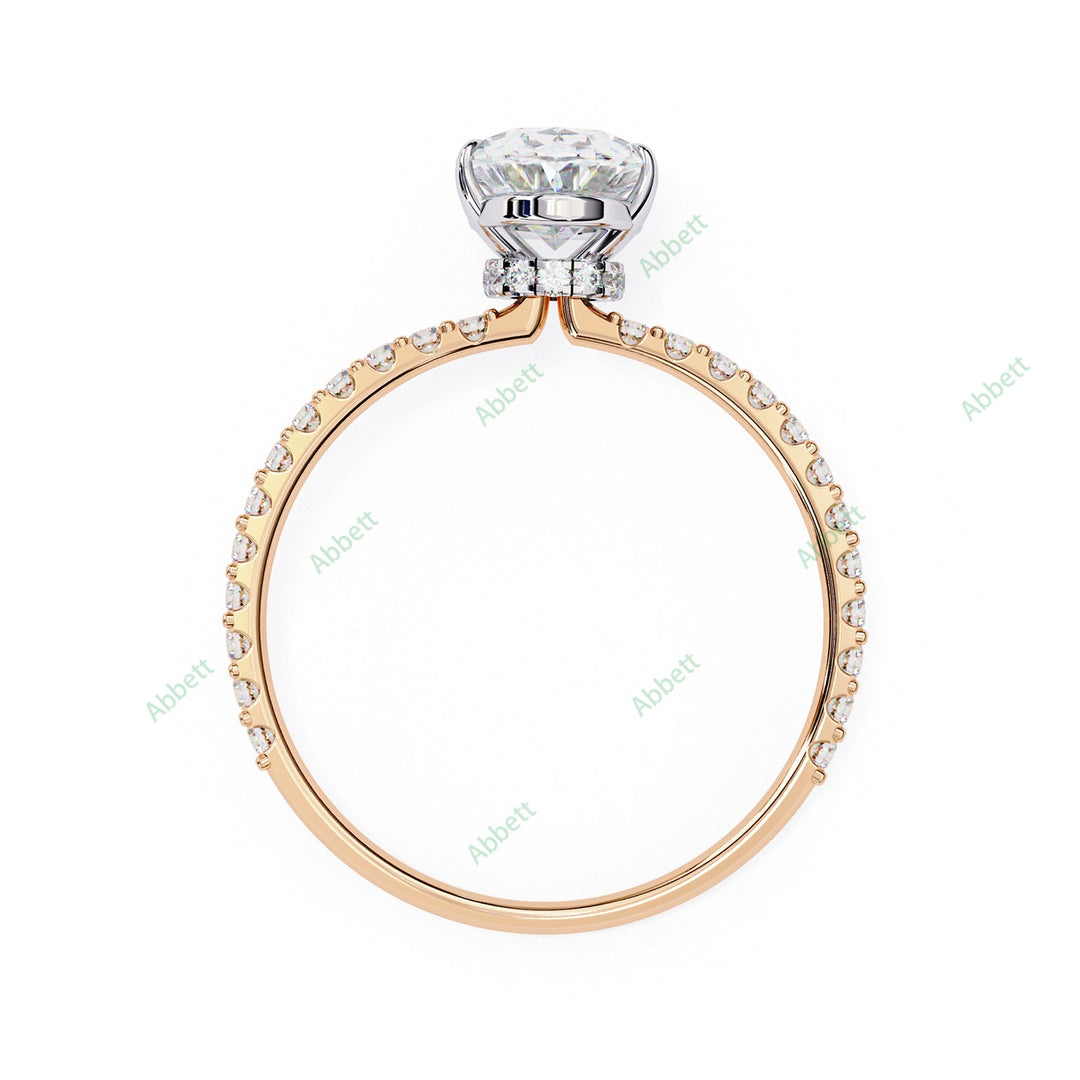Hidden Halo Engagement Ring ENHI1584
