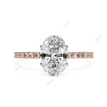 Load image into Gallery viewer, Hidden Halo Engagement Ring ENHI1584
