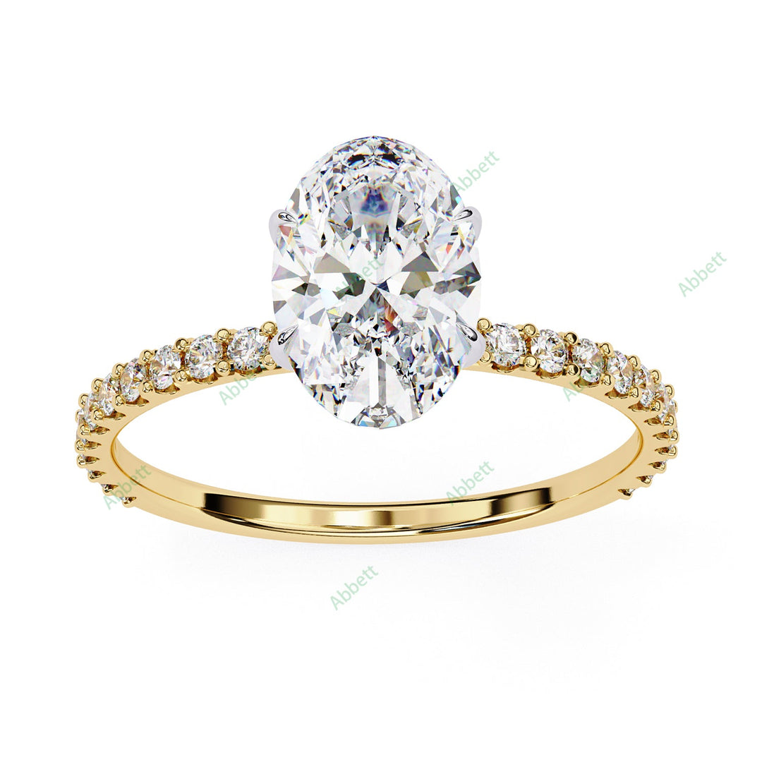 Hidden Halo Engagement Ring ENHI1584