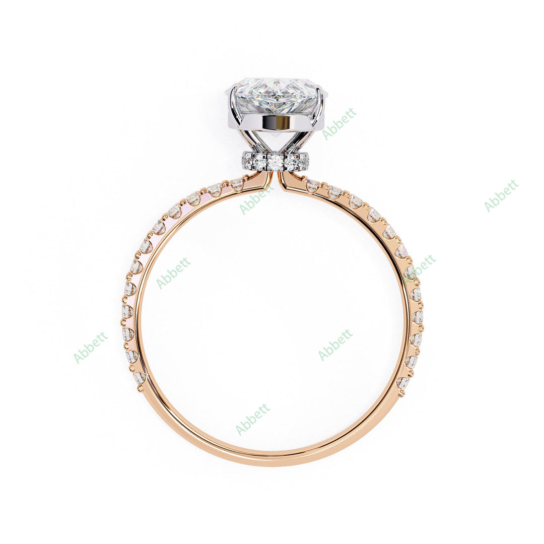 Hidden Halo Engagement Ring ENHI1585