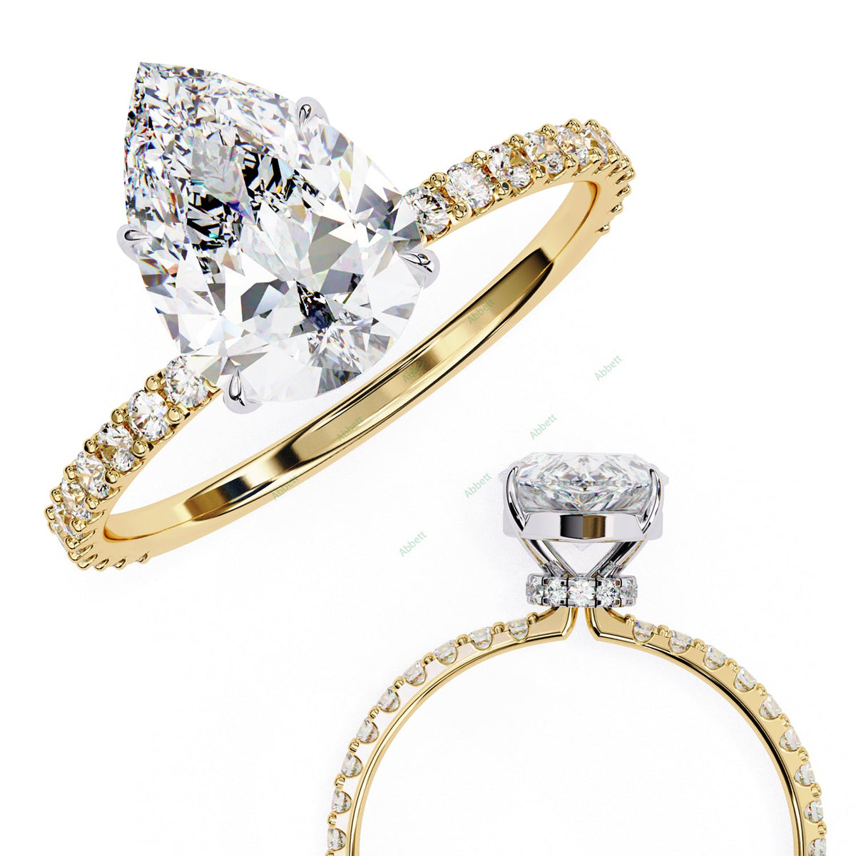 Hidden Halo Engagement Ring ENHI1585