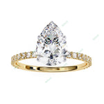 Load image into Gallery viewer, Hidden Halo Engagement Ring ENHI1585