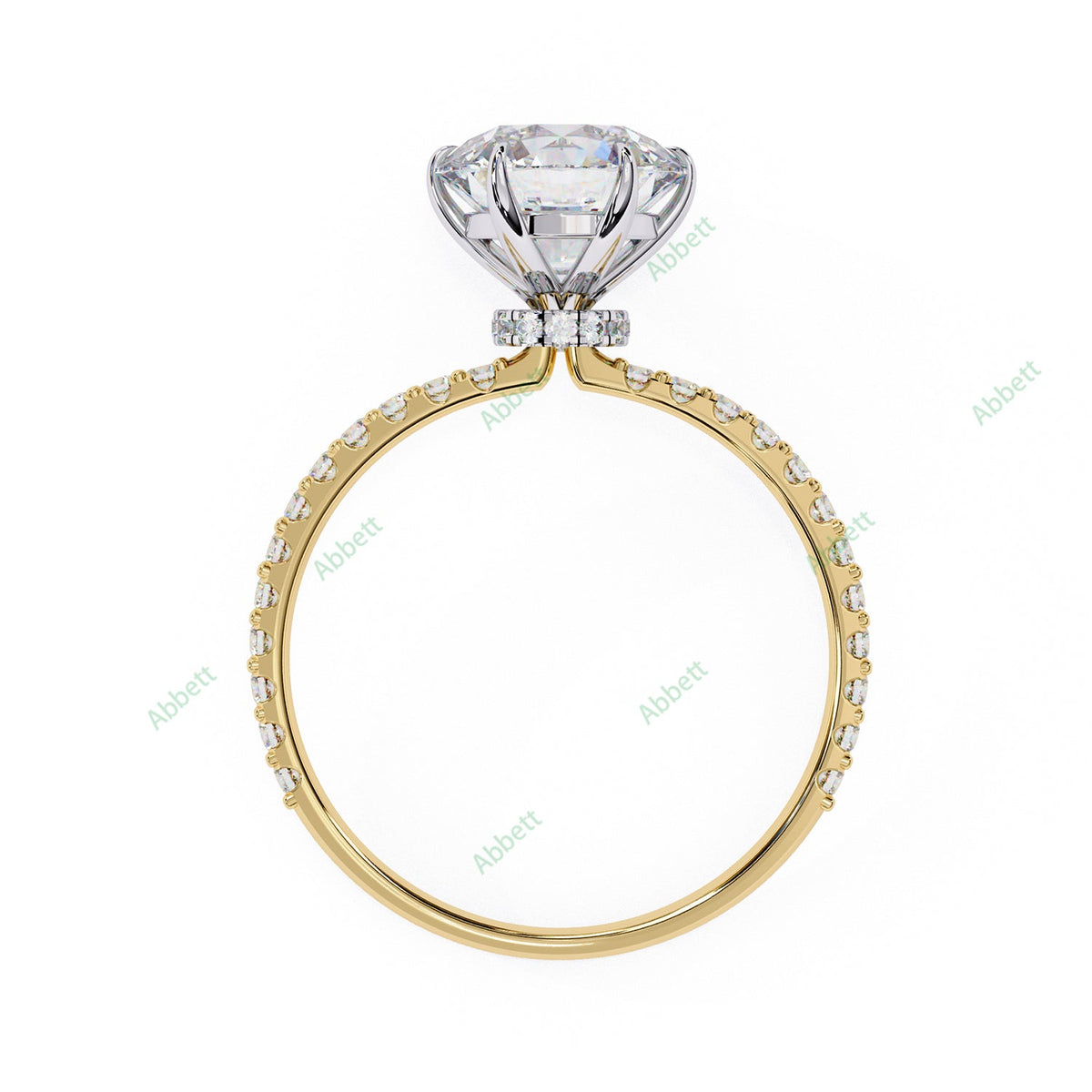 Hidden Halo Engagement Ring ENHI1586