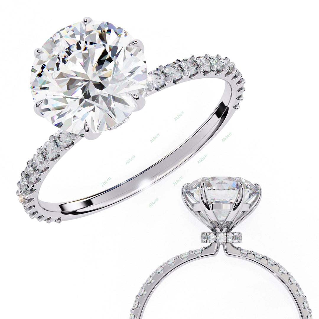 Hidden Halo Engagement Ring ENHI1586