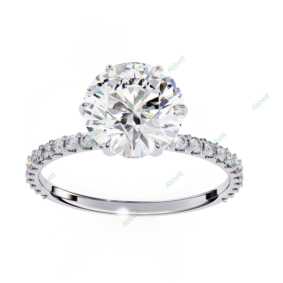 Hidden Halo Engagement Ring ENHI1586