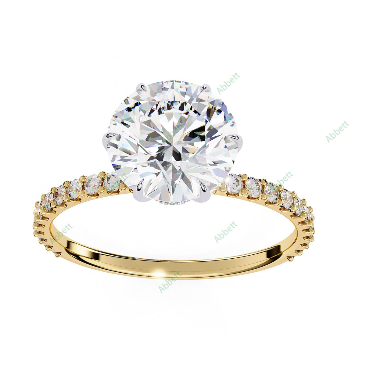 Hidden Halo Engagement Ring ENHI1586