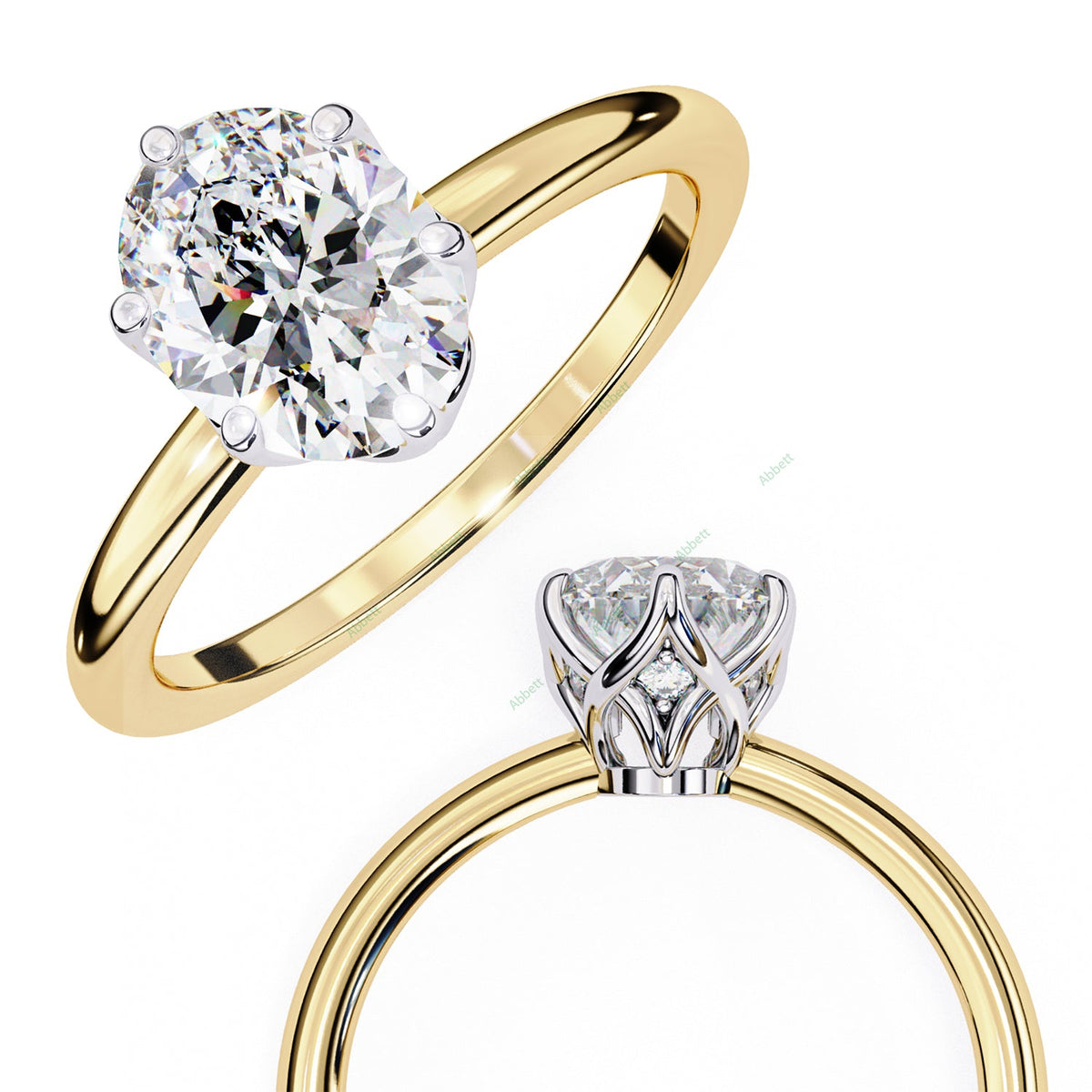Solitaire Engagement Ring ENSO1087