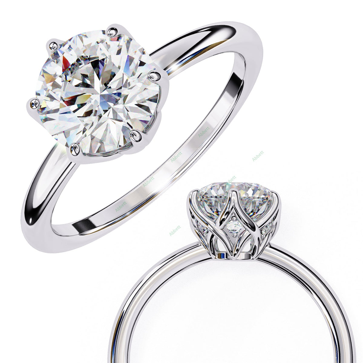 Solitaire Engagement Ring ENSO1552